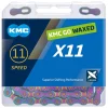 KMC Chains & Accessories|X11 Waxed Chain (Aurora) (11 Speed) (118 Links)