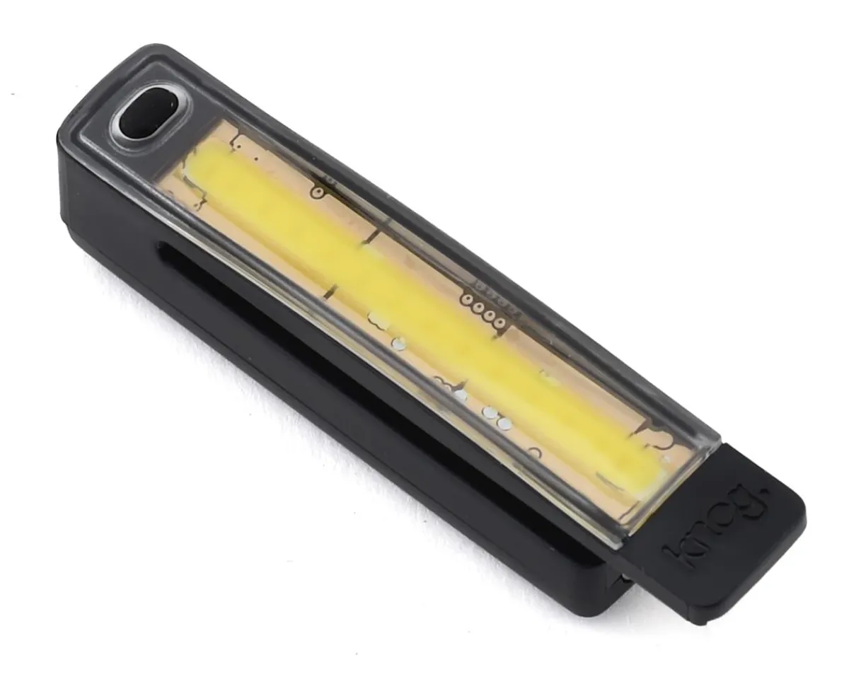 Knog Bike Lights|Plus Rechargeable Headlight (Black) (40 Lumens)
