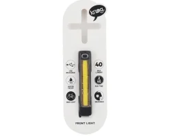 Knog Bike Lights|Plus Rechargeable Headlight (Black) (40 Lumens)