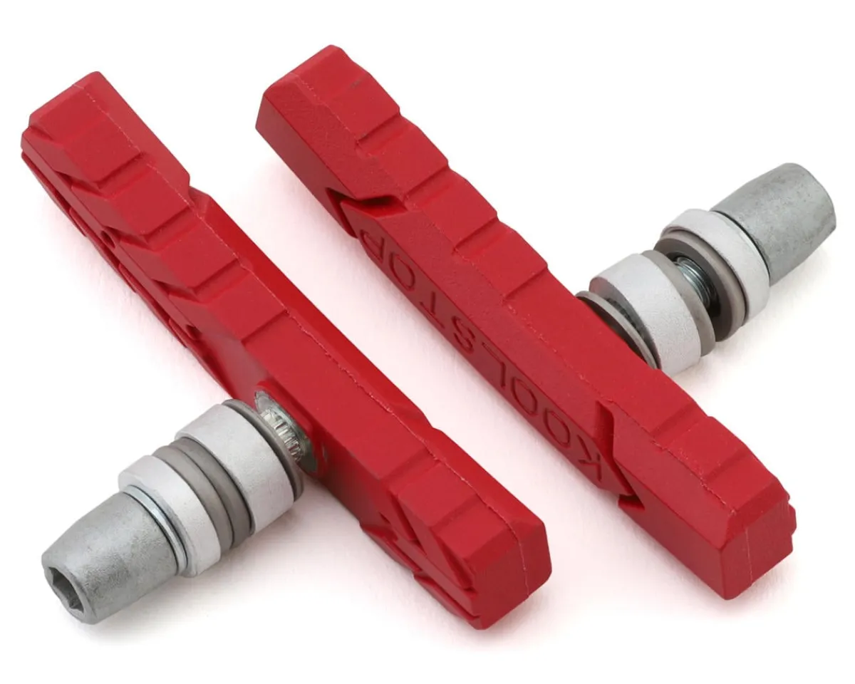 Kool Stop Brakes|All Terrain Brake Pads (Red) (Threaded) (1 Pair)