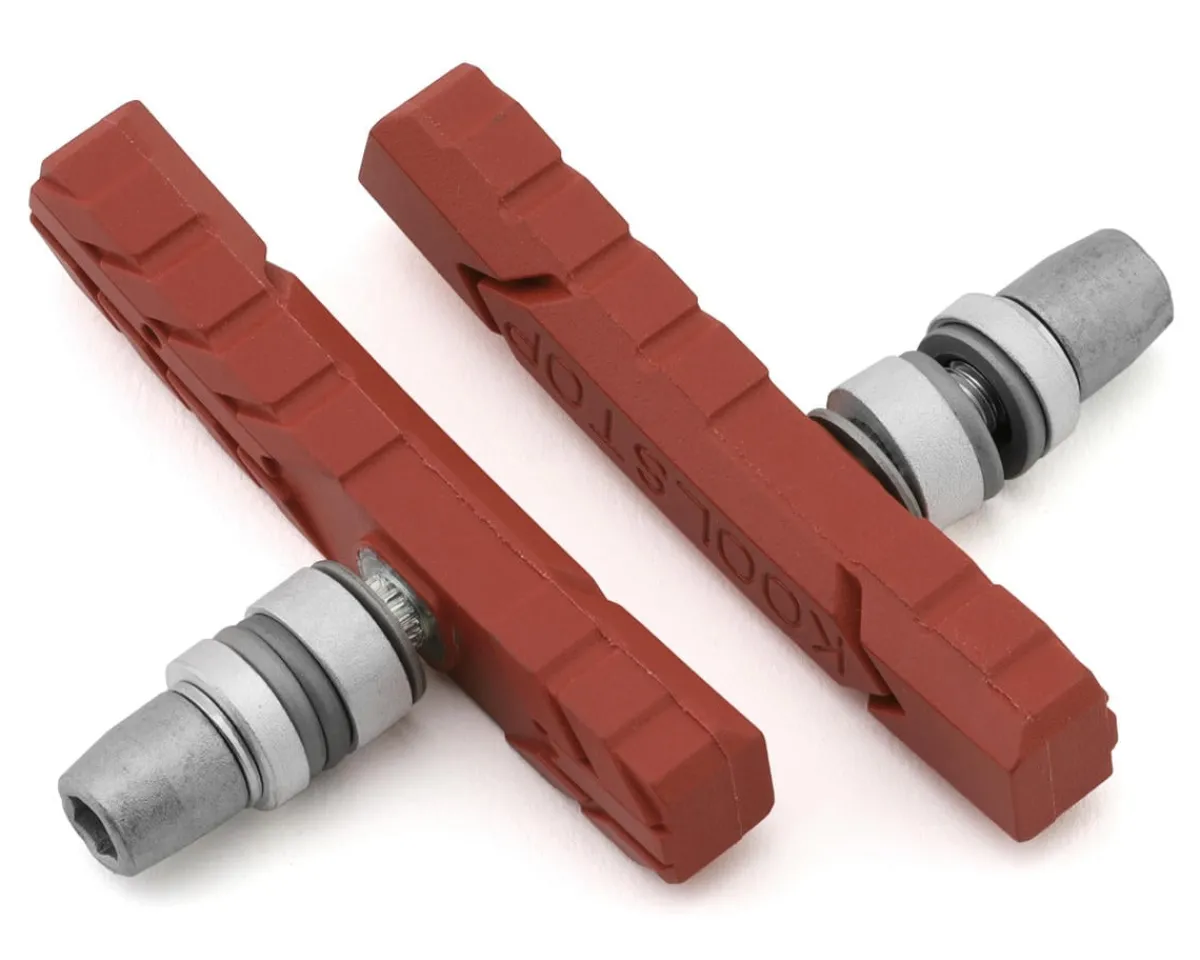 Kool Stop Brakes|All Terrain Brake Pads (Salmon) (Threaded) (1 Pair)