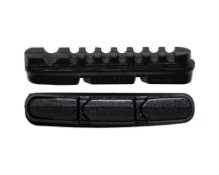 Kool Stop Brakes|Dura2 Brake Pad Inserts (Black/Red) (1 Pair) (Black Compound) (For Shimano/SRAM)