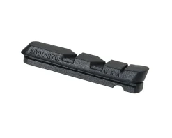 Kool Stop Brakes|Dura-Type Brake Pad Inserts (Black/Red) (1 Pair) (Black Compound) (For Shimano/SRAM)