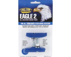 Kool Stop Brakes|Eagle 2 Brake Pads (Blue) (1 Pair) (Threaded Post)