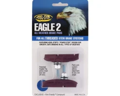 Kool Stop Brakes|Eagle 2 Brake Pads (Purple) (1 Pair) (Threaded Post)