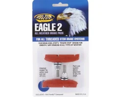 Kool Stop Brakes|Eagle 2 Brake Pads (Salmon) (1 Pair) (Threaded Post)