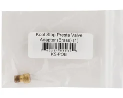 Kool Stop Tire & Tube Accessories|Tools|Presta to Schrader Valve Adapter (Brass) (1)
