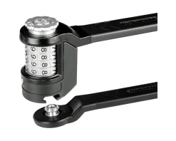 Kryptonite Bike Locks|Keeper 585 Combo Folding Lock (Black) (85cm x 3mm)