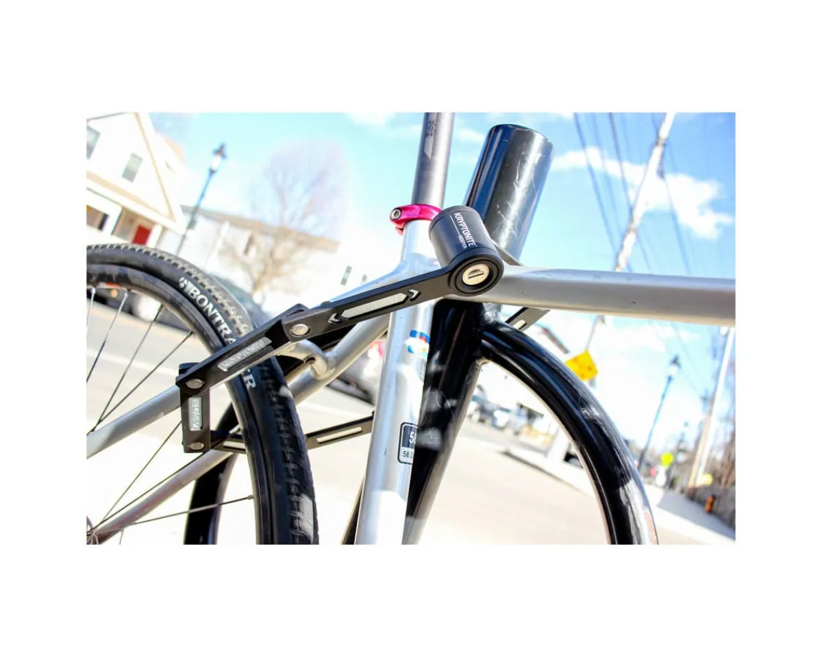 Kryptonite Bike Locks|Keeper Mini Folding Lock (Black) (5.75") (w/ Bracket)