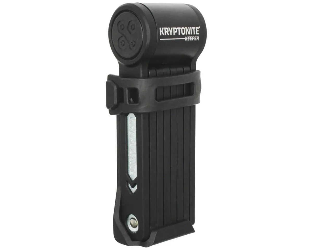 Kryptonite Bike Locks|Keeper Mini Folding Lock (Black) (5.75") (w/ Bracket)