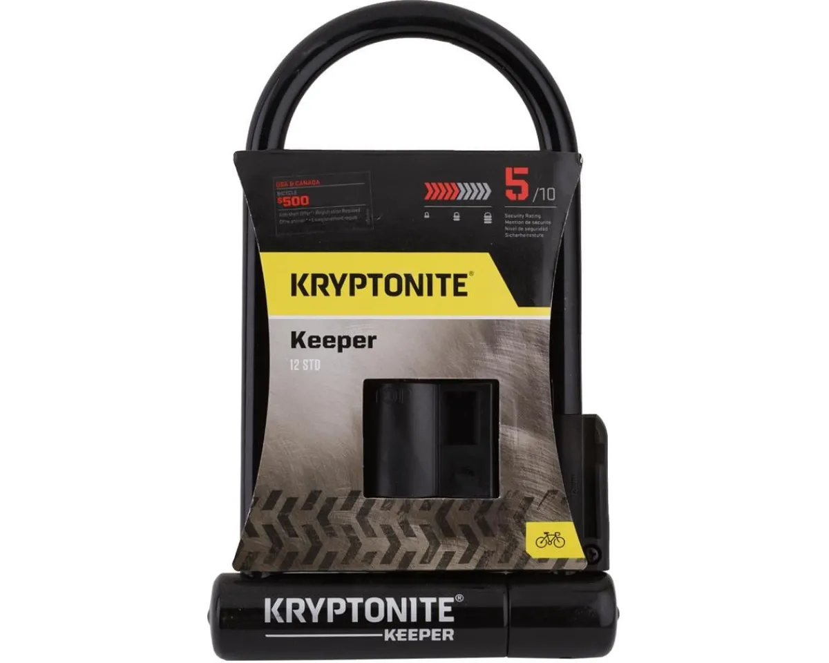 Kryptonite Bike Locks|Keeper 12 Standard U-Lock (4 x 8")