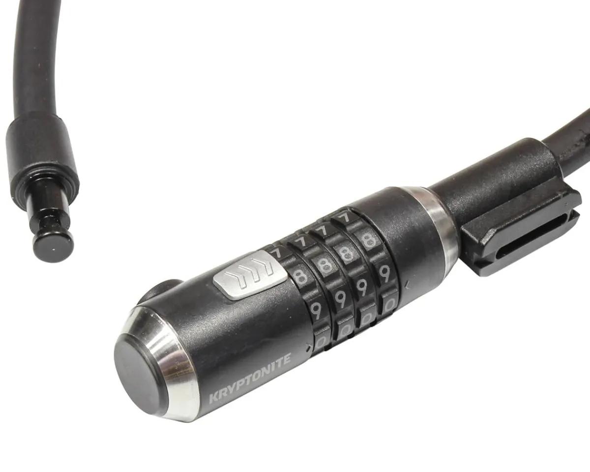 Kryptonite Bike Locks|KryptoFlex 1565 Combination Cable Lock (Black) (2'2" x 15mm)