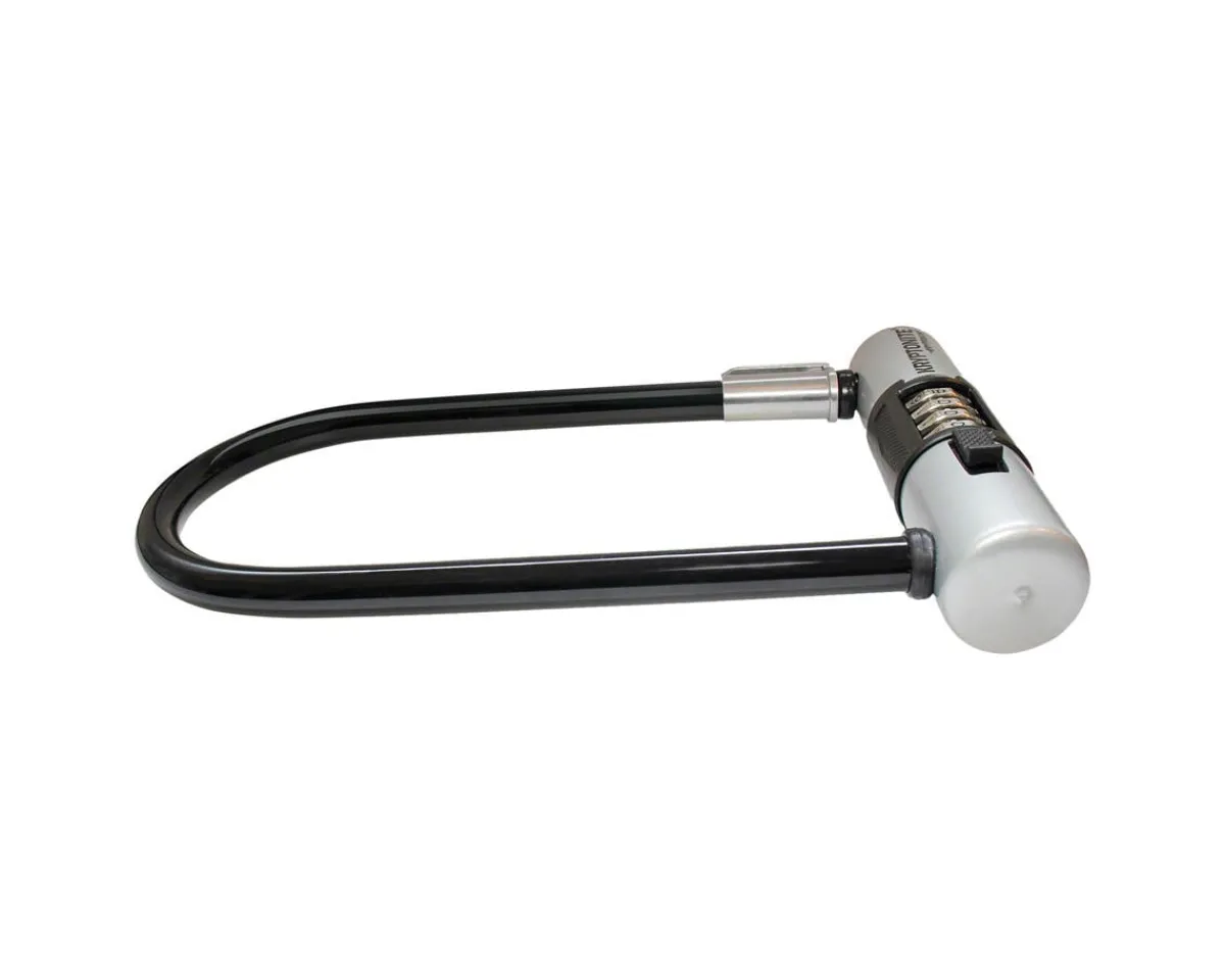 Kryptonite Holiday Shopping|Bike Locks|Kryptolok Combo U-Lock (Black/Grey) (4" x 9") (w/ Bracket)