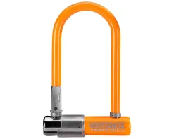 Kryptonite Holiday Shopping|Bike Locks|KryptoLok Mini-7 U-Lock (Orange) (3.25 x 7")