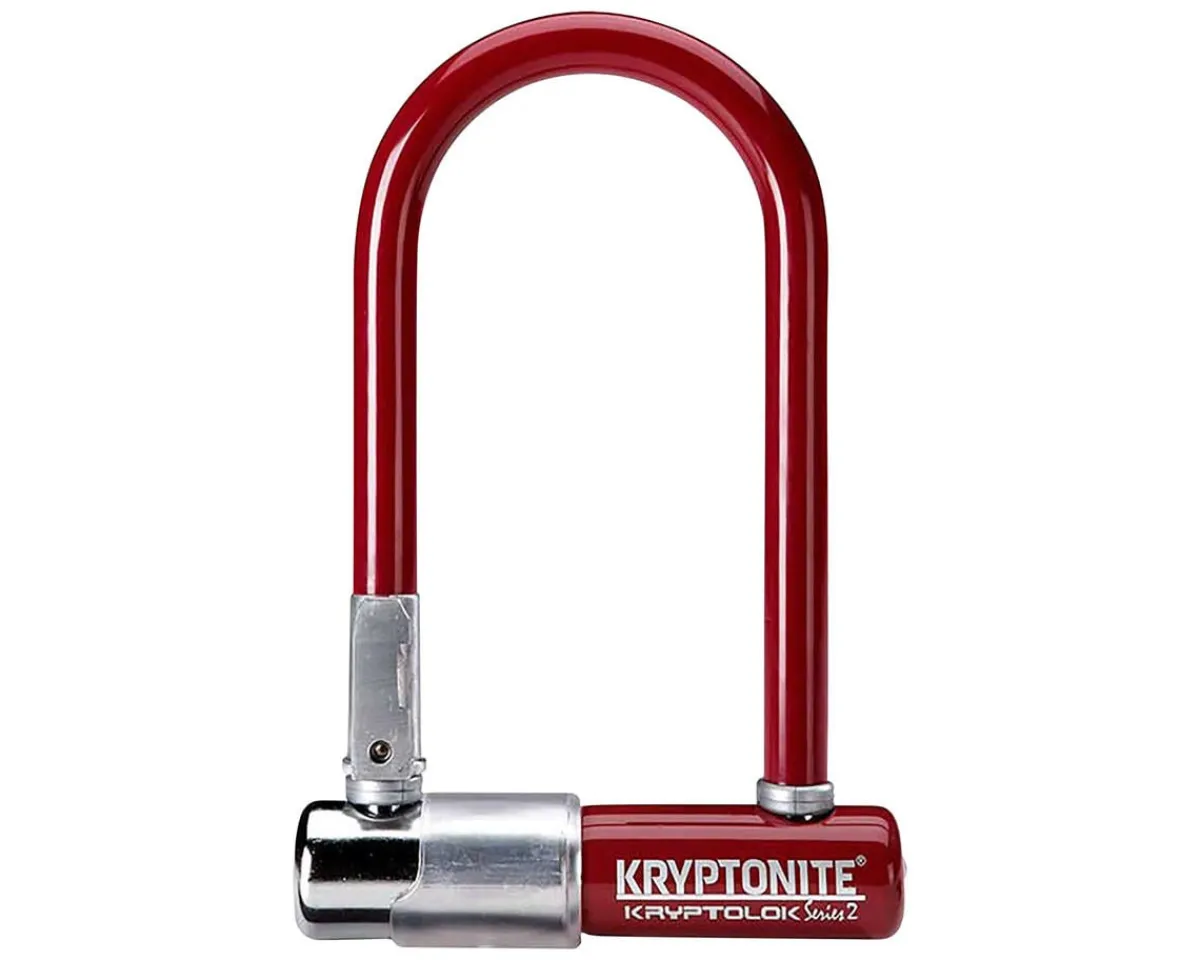 Kryptonite Bike Locks|KryptoLok Mini-7 U-Lock (Merlot) (3.25 x 7")