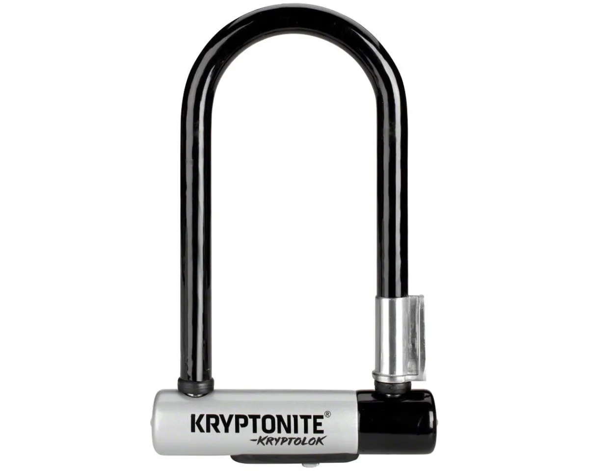 Kryptonite Bike Locks|KryptoLok Mini-7 U-Lock (Black) (3.25 x 7")