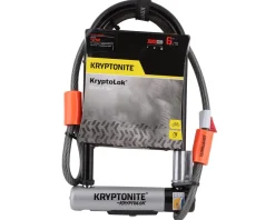 Kryptonite Holiday Shopping|Bike Locks|KryptoLok STD U-Lock with 4' Flex Cable and Bracket
