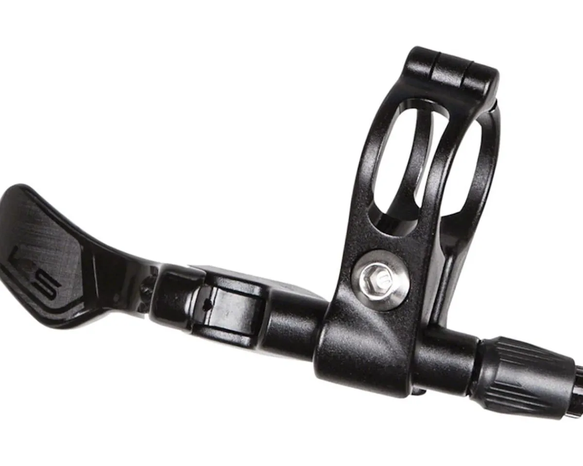 KS Seatposts & Clamps|Southpaw Under-Bar Dropper Post Lever (Black) (22.2mm Clamp)