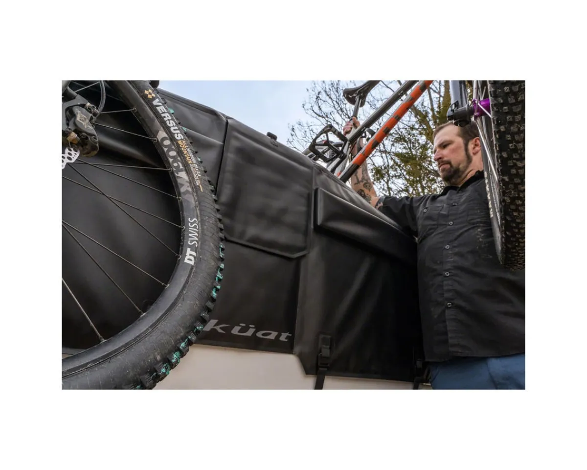 Kuat Vehicle Bike Racks|Huk Curved Tailgate Pad (Black) (L)