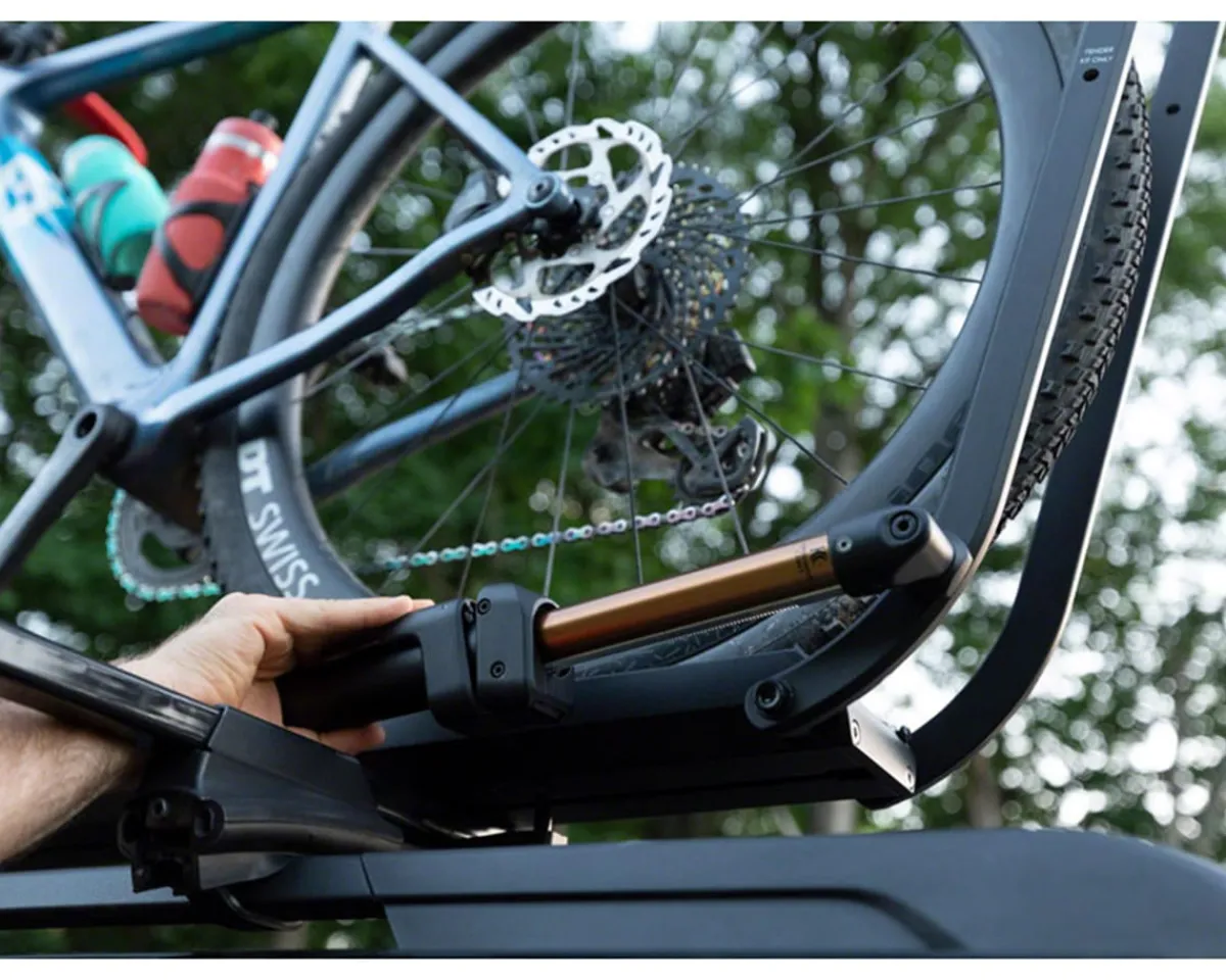 Kuat Vehicle Bike Racks|Piston SR Roof Mount Upright Bike Carrier (Black)