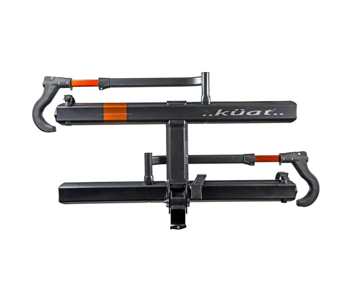 Kuat Vehicle Bike Racks|Sherpa 2.0 Platform Hitch Rack (Grey/Orange) (2 Bikes) (1.25" Receiver)