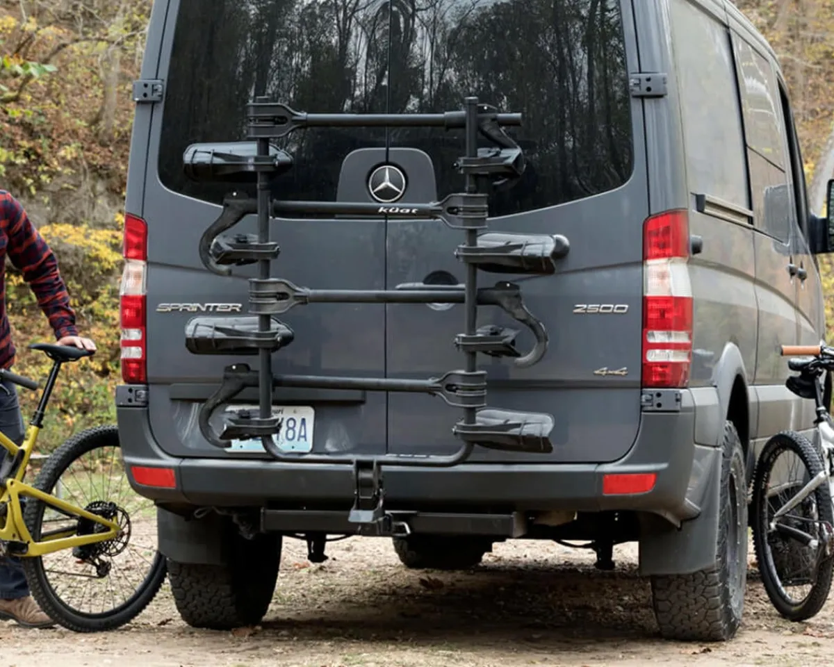Kuat Vehicle Bike Racks|Holiday Shopping|Transfer V2 Platform Hitch Rack (Black) (1 Bike) (1.25" Receiver)