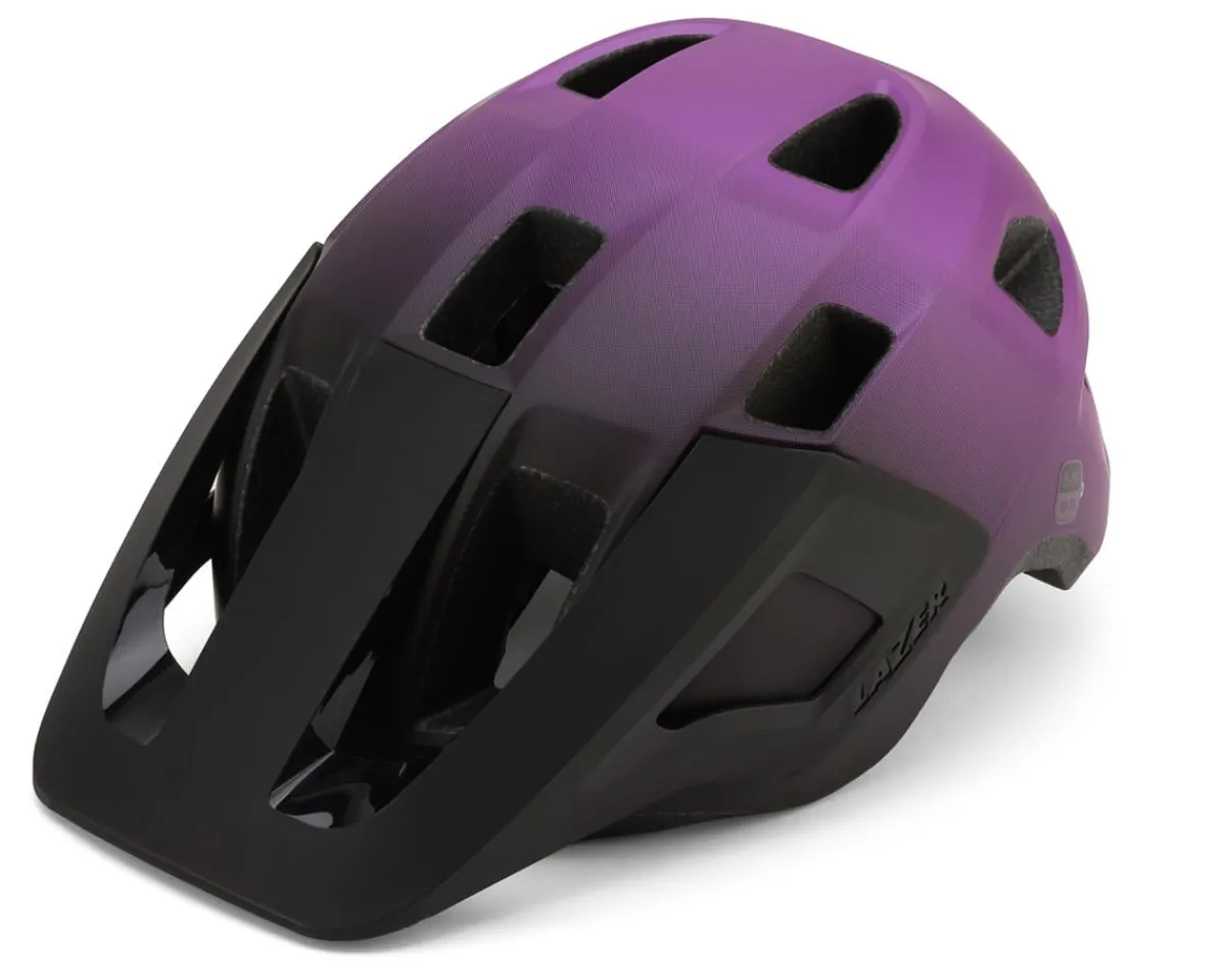 Lazer Helmets|Youth & Kids|Finch KinetiCore Youth Helmet (Matte Metallic Purple Black) (Universal Youth)