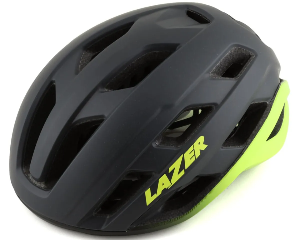 Lazer Clothing Sale|High Vis & Reflective|Strada KinetiCore Helmet (Matte Grey/Flash Yellow) (M)