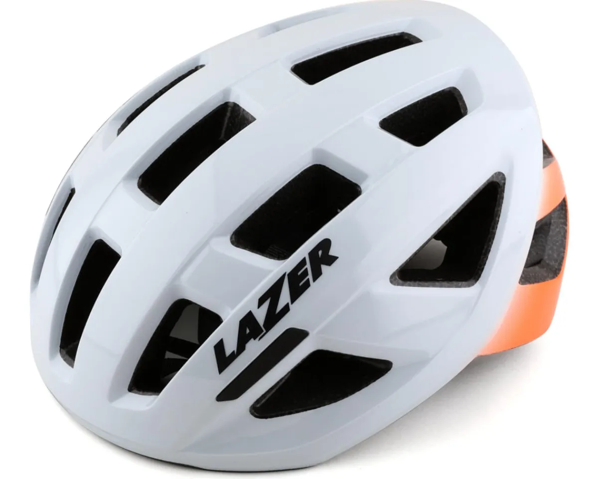 Lazer Helmets|Helmets|Tonic KinetiCore Helmet (Matte White/Flash Orange) (L)