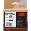 Lazer Helmets|Bike Lights|Universal Rechargeable Helmet LED Tail Light (Black) (40 Lumens)