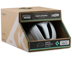 Lazer Helmets|Vento KinetiCore Road Helmet (Pure White) (M)