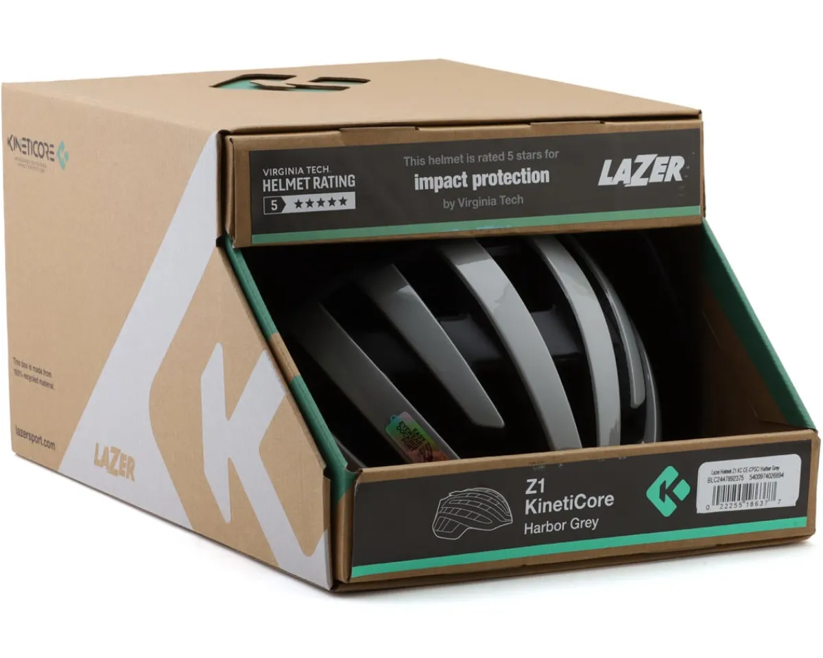 Lazer Helmets|Helmets|Z1 KinetiCore Road Helmet (Harbor Grey) (S)