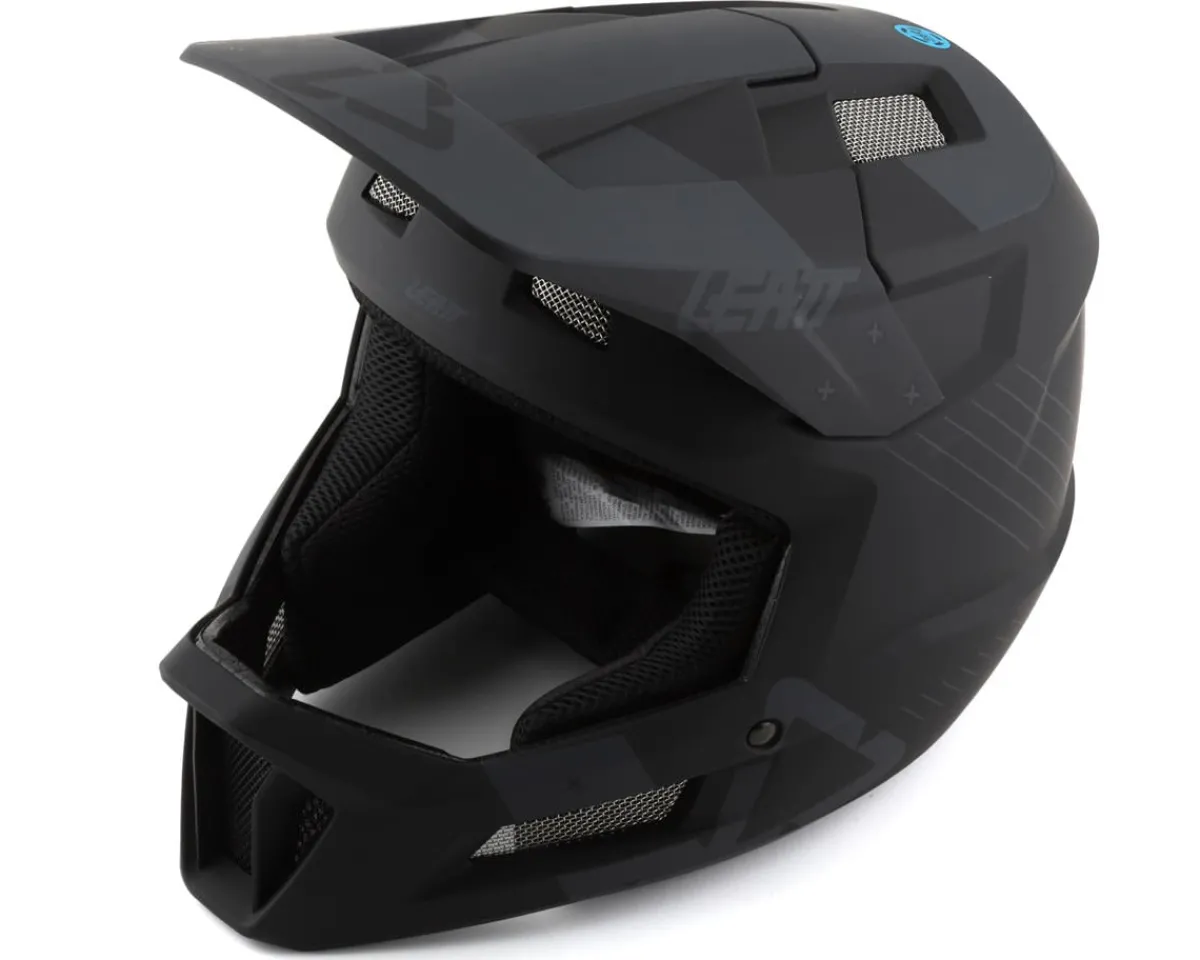Leatt Helmets|Helmets|MTB Gravity 2.0 Men's Full Face Helmet (Stealth) (XL)