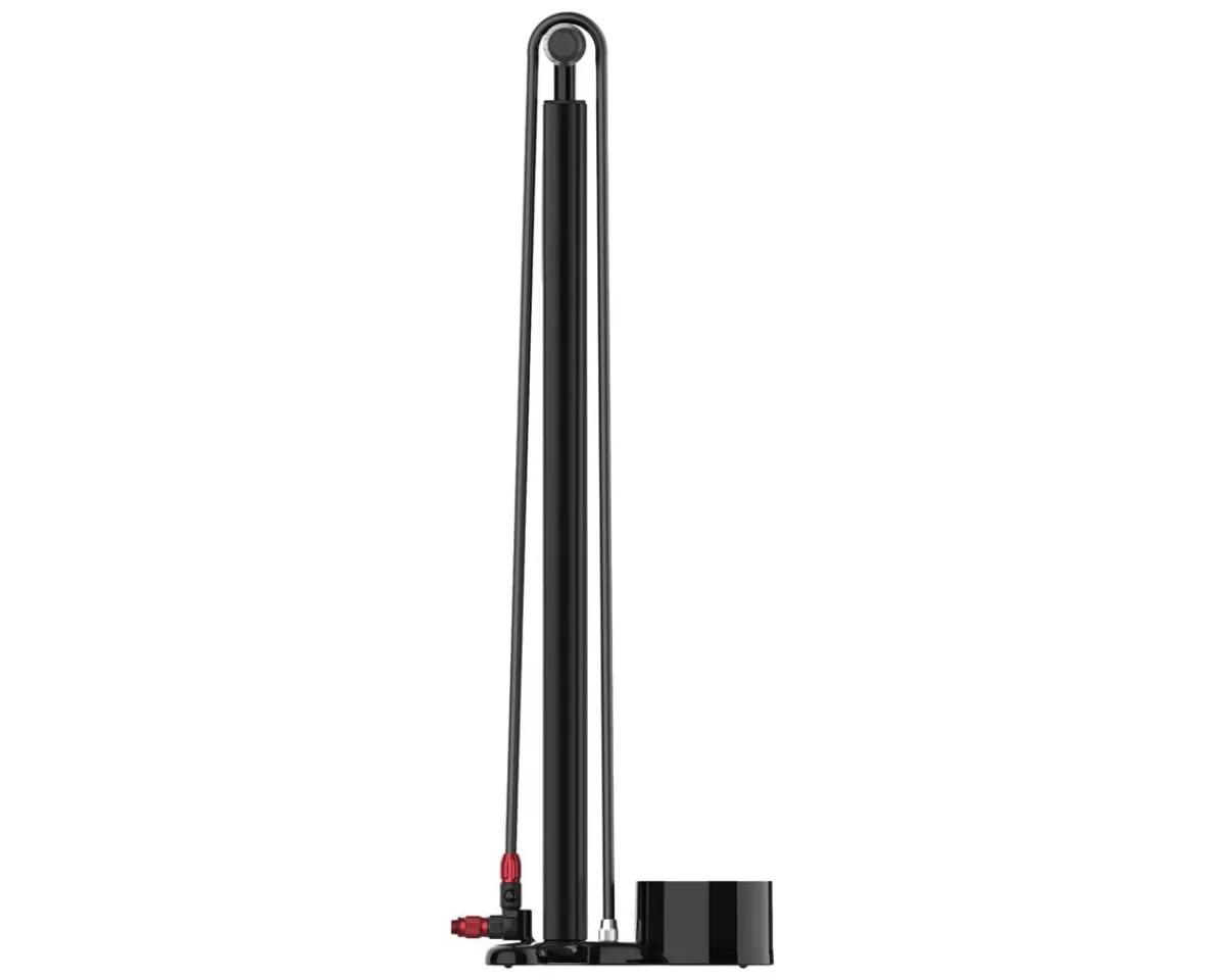 Lezyne Pumps & Co2|Pumps & Co2|Alloy Floor Drive Pump (Satin Black) (ABS-1 Pro Chuck) (Presta/Schrader Valve Compatible)