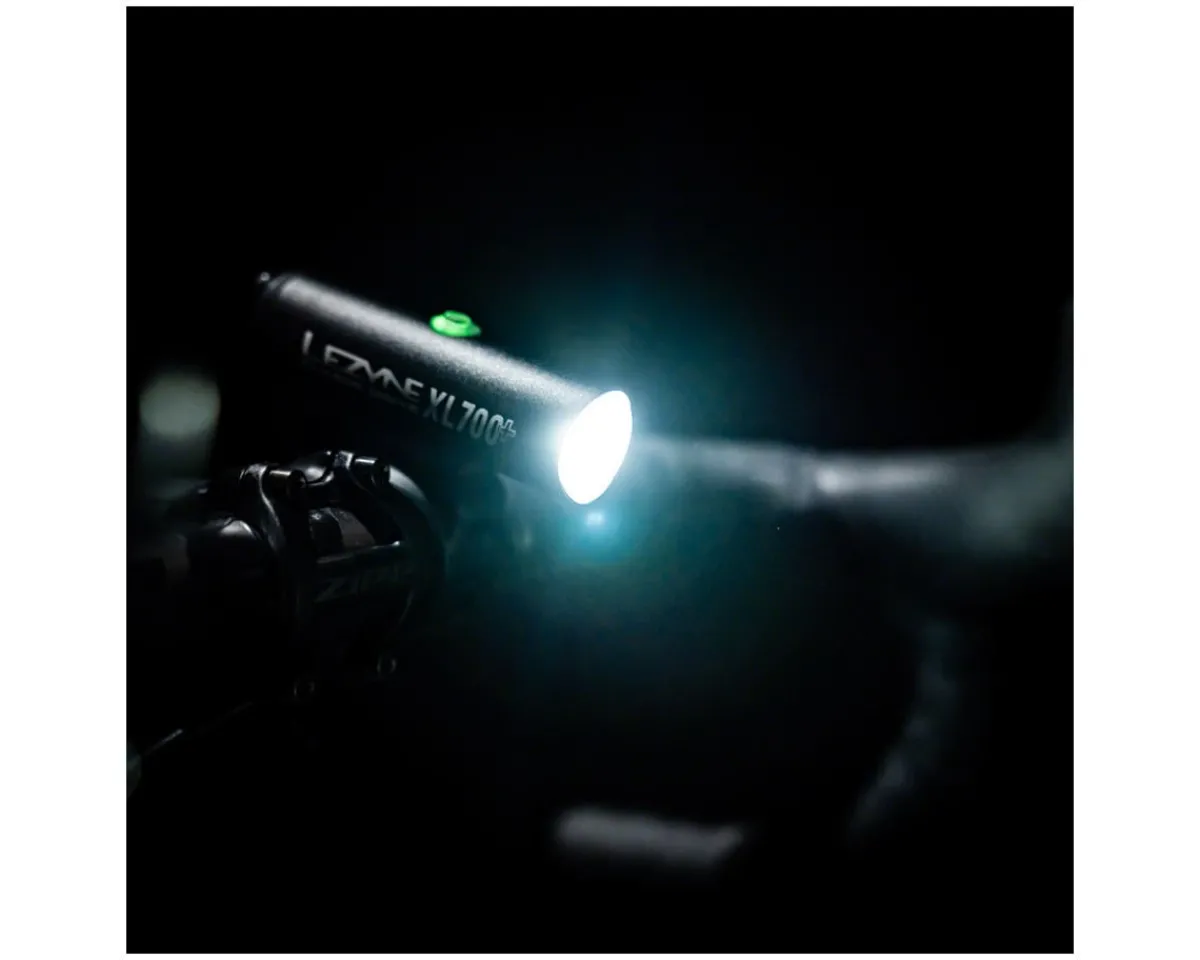 Lezyne Bike Lights|Classic Drive XL 700+ Headlight (Black) (700 Lumens)