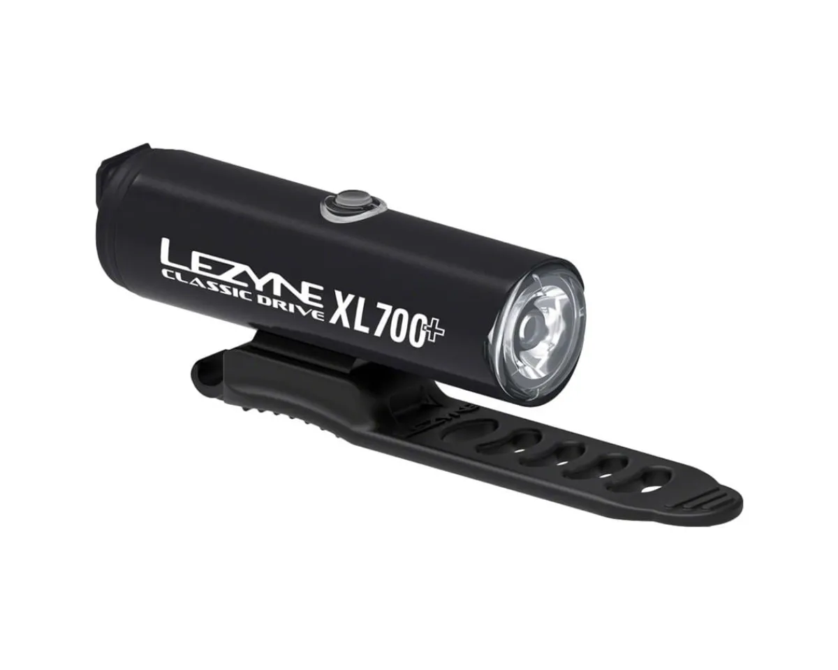 Lezyne Bike Lights|Classic Drive XL 700+ Headlight (Black) (700 Lumens)