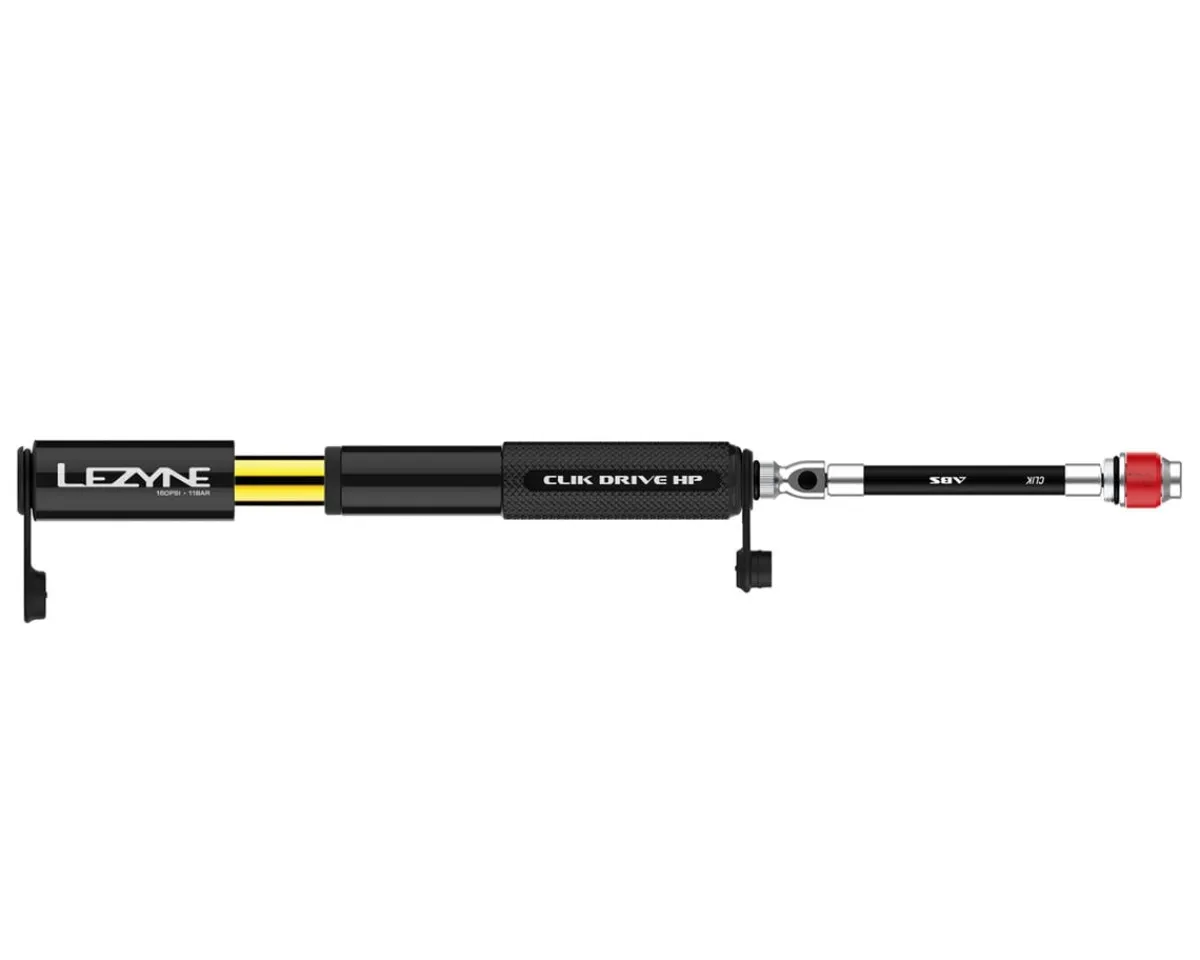 Lezyne Pumps & Co2|Pumps & Co2|Clik Drive HP Pump (Black)
