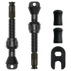 Lezyne Tubeless Tire Tools|Tubeless Accessories|Clik Tubeless Ready Valve Pro (Black) (44mm)
