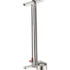 Lezyne Pumps & Co2|Pumps & Co2|CNC Alloy Floor Drive HP Floor Pump (Gloss Silver) (Presta/Schrader Valve Compatible)