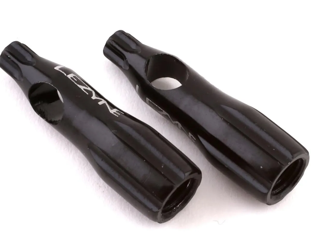 Lezyne Wheels & Parts|Tire & Tube Accessories|CNC TLR Valve Cap & Core Wrench (Black)