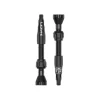 Lezyne Tubeless Tire Tools|Tubeless Accessories|CNC Tubeless Ready Presta Valves (Black) (Pair) (44mm)