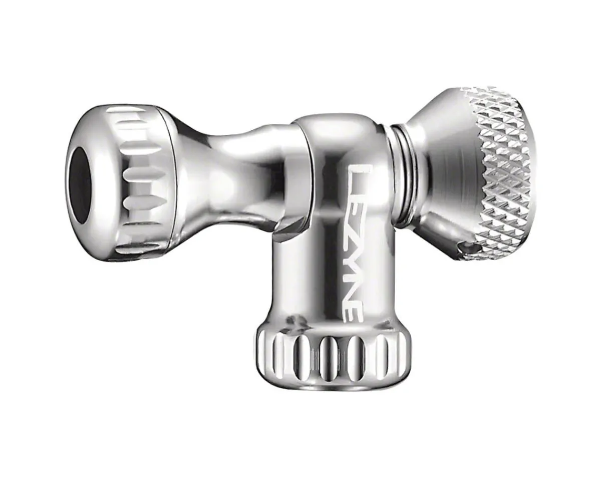 Lezyne Pumps & Co2|Pumps & Co2|Control Drive CO2 Inflator (Silver) (Head Only)
