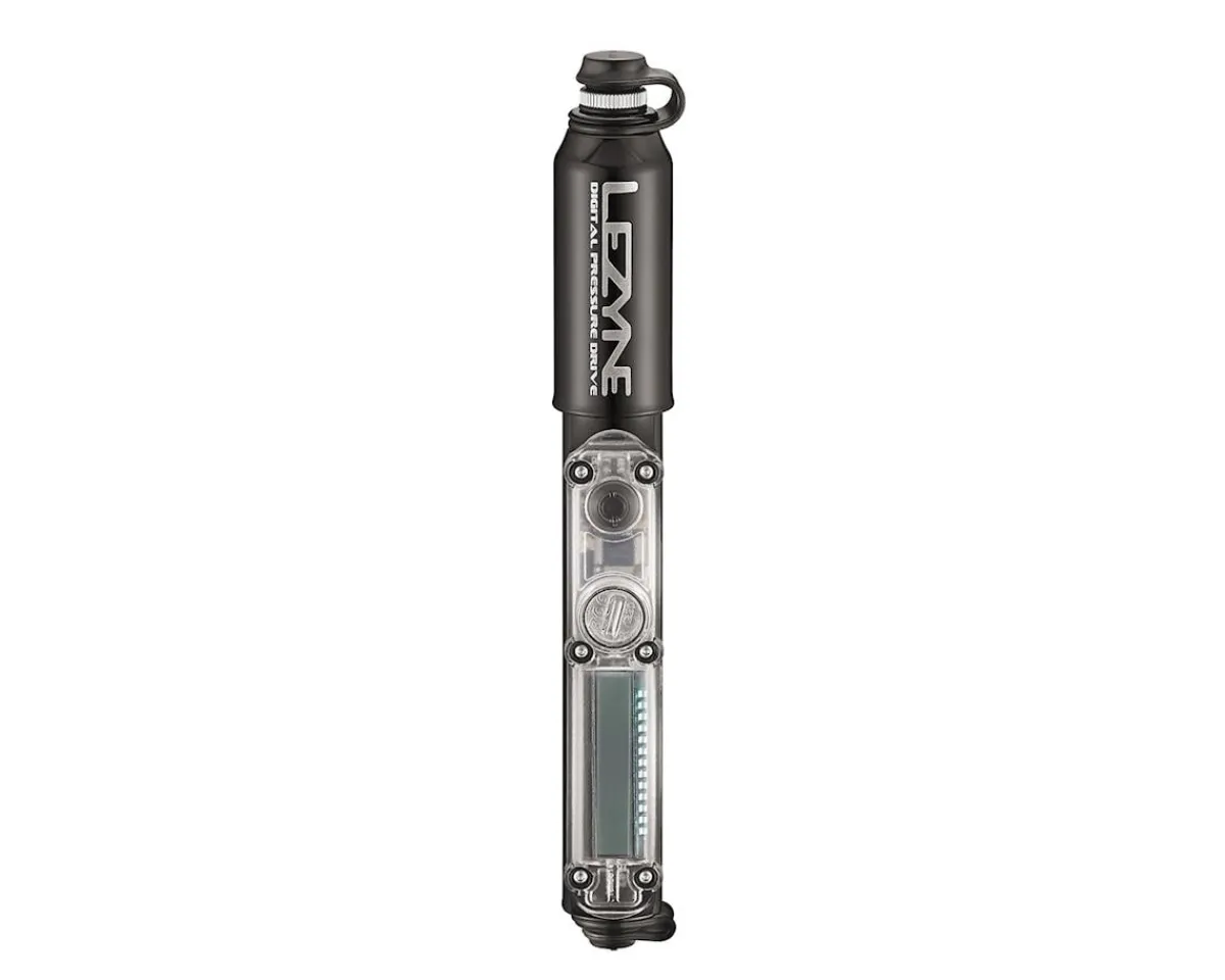 Lezyne Pumps & Co2|Digital Pressure Drive Mini Pump (Black)