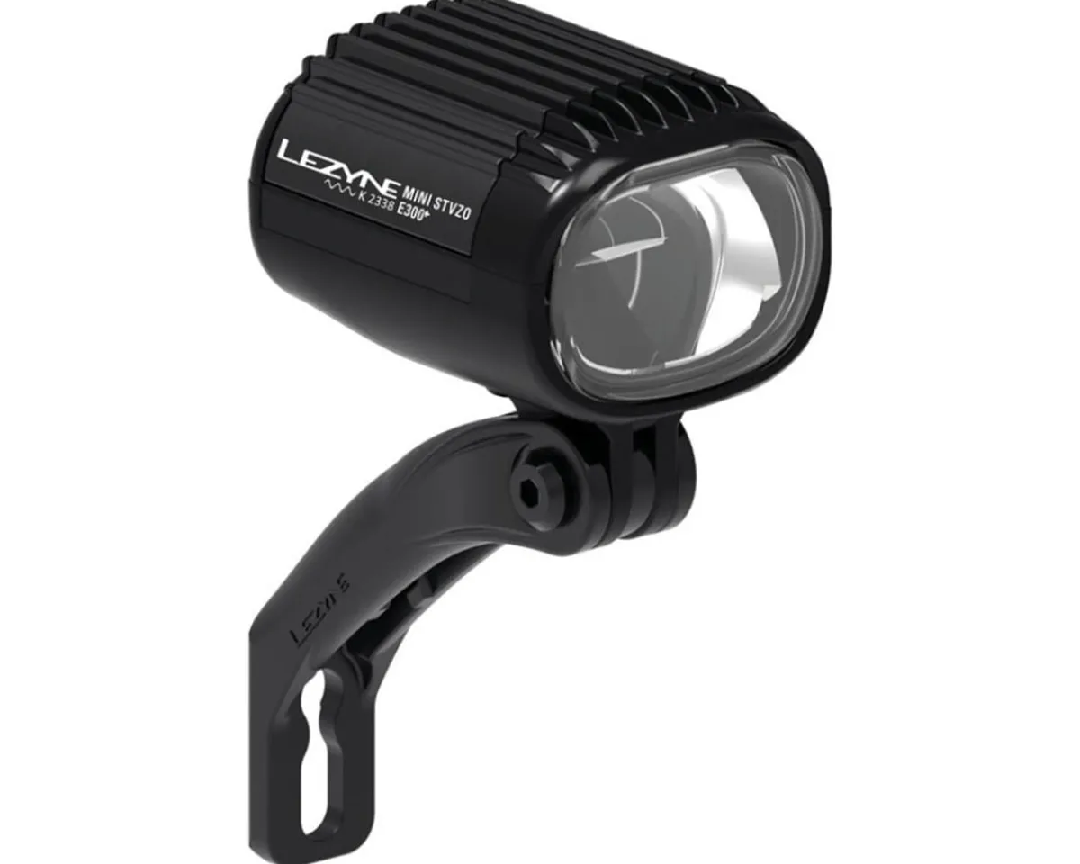 Lezyne E-Bike Parts|Bike Lights|E-Bike Mini STVZO E300+ Headlight (Black)