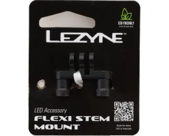 Lezyne Mounts & Handlebar Accessories|Bike Lights|Flexi Stem Mount (Black)