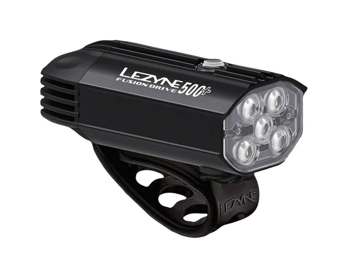 Lezyne Bike Lights|Fusion Drive 500+ Headlight (Black) (500 Lumens)