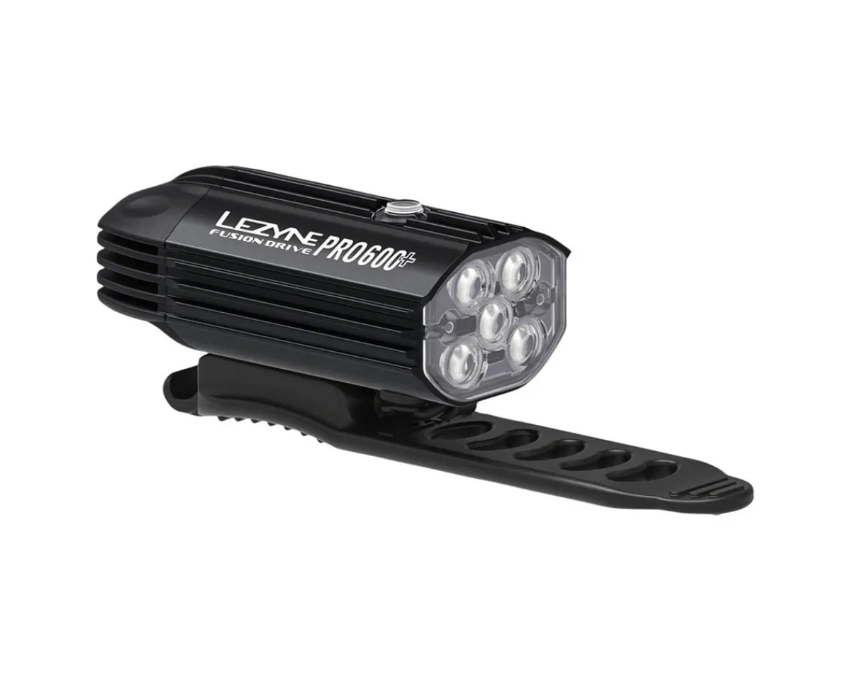 Lezyne Bike Lights|Fusion Drive Pro 600+ Headlight (Black) (600 Lumens)