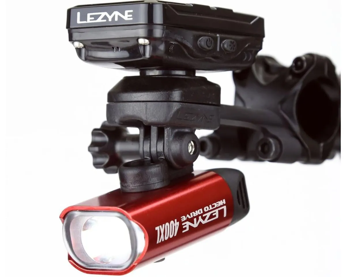 Lezyne Mounts & Handlebar Accessories|Bike Lights|Go Pro Mount Adapter (Black) (Composite Matrix)