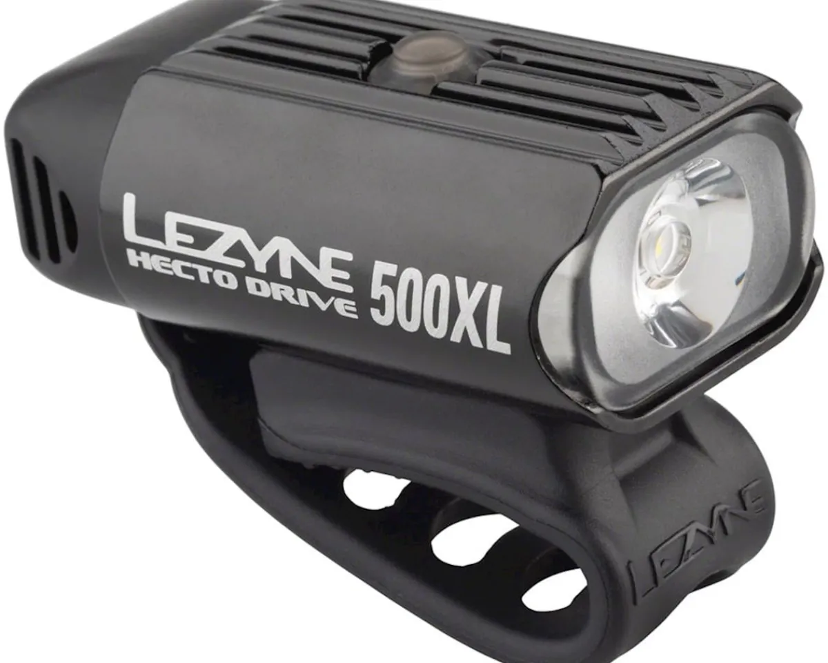 Lezyne Bike Lights|Hecto Drive 500XL Headlight (Gloss Black) (500 Lumens)