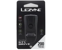 Lezyne Bike Lights|KTV Drive LED Headlight (Black) (200 Lumens)